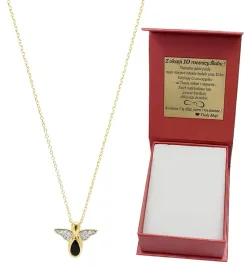 zloty-naszyjnik-diamentowany-pr-585-aniolek-z-diamentami-czarny-kamien-14k
