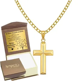 lancuszek-zloty-pancerka-meski-diamentowany-z-krzyzykiem-pr-585