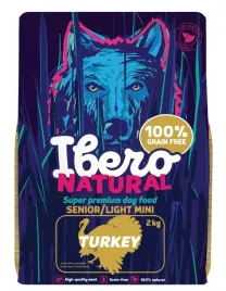 ibero-natural-grain-free-senior-light-mini-turkey-2kg