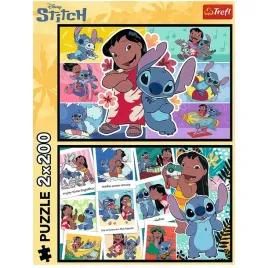 puzzle-2x200-wesole-zycie-stitcha-13334-lilo-i-stitch-trefl