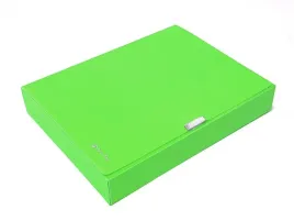 teczka-a4-box-55mm-neon-zielona