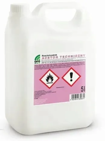 OFO ROZPUSZCZALNIK ROZCIENCZALNIK ACETON 5L RADOM