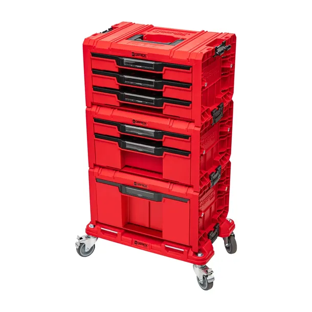 Zestaw skrzynek Qbrick System PRO Drawer Workshop Set 6 2.0 Red Ultra HD