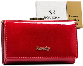 portfel-damski-lakierowany-elegancki-skorzany-rovicky-czerwony-na-prezent