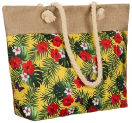 oryginalna-torebka-w-kwiaty-duza-na-zamek-kolory-na-plaze-shopper-bag