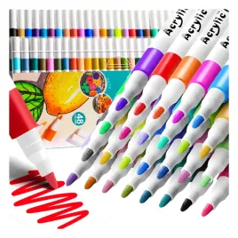 markery-akrylowe-pisaki-do-kamieni-ubran-flamastry-mazaki-wodoodporne-48szt