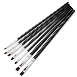 zestaw-pedzli-do-zelu-plaskie-czarne-7-szt