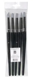 koh-i-noor-zestaw-5-pedzli-silikonowych-profilowanych-nr-10-do-modelowani
