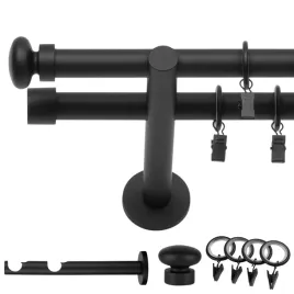 karnisz-podwojny-260-cm-19-mm-czarny-mat-sigma-ciche-kolka-na-zabki