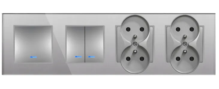 ramka-poczworna-adelid-szary-kolor-szary
