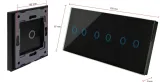 qtouch-czarny-liczba-klawiszy-potrojny