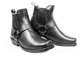 skorzane-buty-motocyklowe-40-kowbojki-chopper