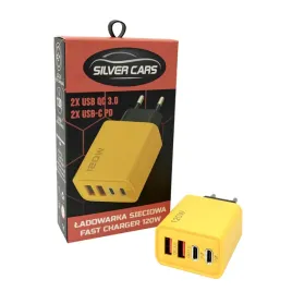 silvercars-kostka-ladowarka-sieciowa-2x-usb-a-2x-usb-c-120w-qc-3-0