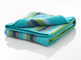 paseczki-turkusowe-kocyk-bawelniany-handmade-pebble-85x65-cm