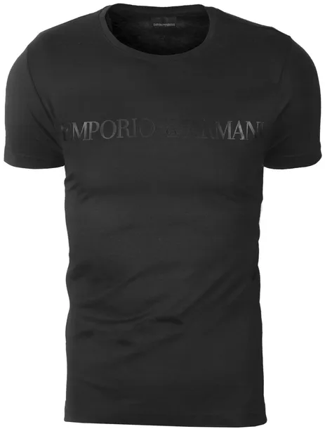 EMPORIO ARMANI T-SHIRT CZARNY COOL MĘSKA KOSZULKA NA PREZENT / M