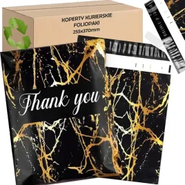 foliopaki-kurierskie-mocne-255x370-zloty-marmur-thank-you-50szt