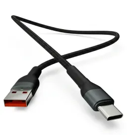 kabel-usb-usb-c-100cm-szybkie-ladowanie-66w-11v-6a-oplot-czarny-ladowarka