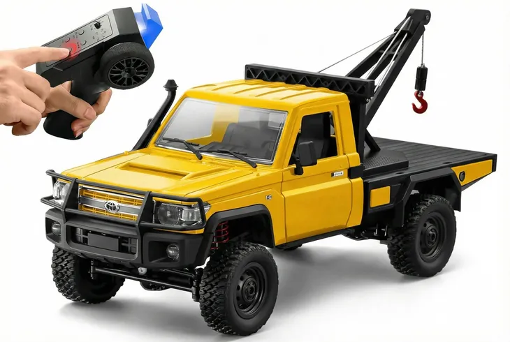 SAMOCHÓD ZDALNIE STEROWANY TERENOWY TOYOTA HOLOWNIK Z WYCIĄGARKĄ MN-82T