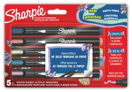 zestaw-sharpie-kreatywne-markery-akrylowe-kolory-ziemi-5-szt