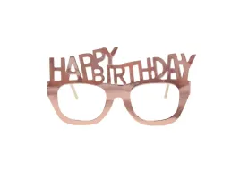 okulary-happy-birthday-rozowo-zlote-4-szt