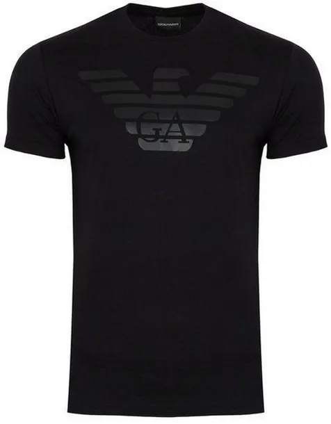 EMPORIO ARMANI T-SHIRT CZARNY EAGLE MĘSKA KOSZULKA NA PREZENT / XL