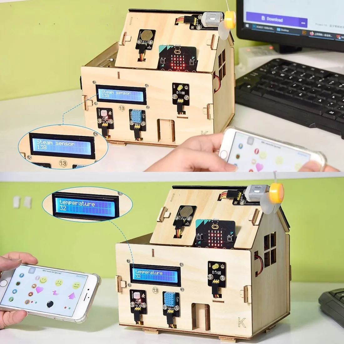 keyestudio-ks4027-smart-home-kit-bbc-micro-bit-v2-iot-python-makecode-diy