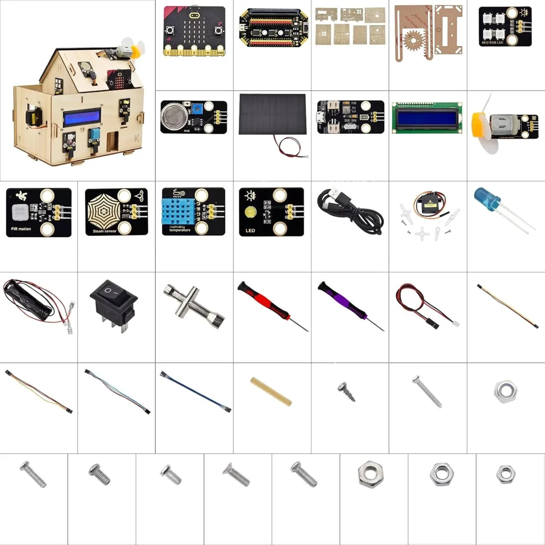 keyestudio-ks4027-smart-home-kit-bbc-micro-bit-v2-iot-python-makecode-diy