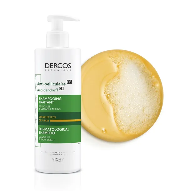 Vichy Dercos Szampon przeciwłupieżowy Anti dandruff 390 ml