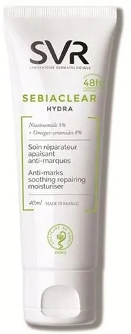 SVR Sebiaclear Hydra Krem Regenerujący Skórę Skłonną Do Trądziku 40 ml