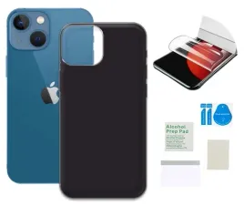 etui-matowe-do-iphone-13-mini-czarny-case-obudowa-plecki-folia-ochronna