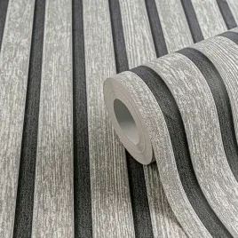 tapeta-winylowa-na-flizelinie-szare-lamele-3d-as-creation-efekt-drewna