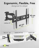 uchwyt-scienny-do-tv-basic-fullmotion-l-czarny-grubosc-55-mm