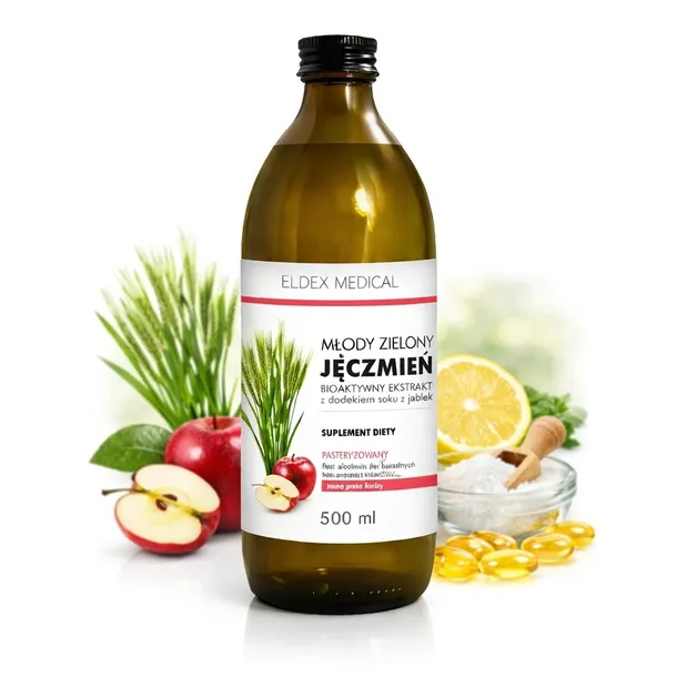 Napój bioaktywny Eldex Medical młody zielony jęczmień + witamina C 500 ml