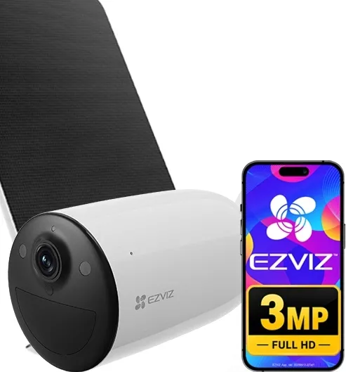 Kamera Bezprzewodowa LTE 4G EZVIZ z Panelem Solarnym CB3/SP KIT Zewnętrzna