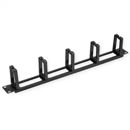 panel-przedni-19-1u-value-5-uchwytow-kablowych-c-czarny
