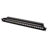 patch-panel-roline-19-keystone-24p-ekranowany-czarny