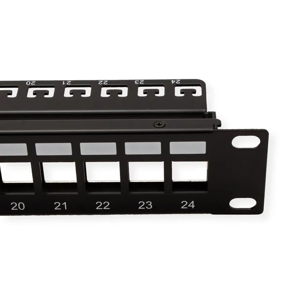 patch-panel-roline-19-keystone-24p-ekranowany-czarny-kod-producenta-26-11-0360