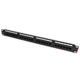 roline-cat-5e-class-d-panel-krosowy-19-24-porty-utp-czarny