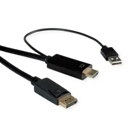 roline-kabel-hdmi-ultrahdtv-displayport-m-m-zwart-2-m