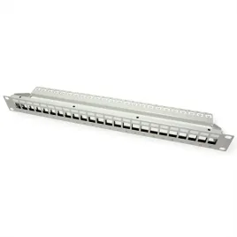 patch-panel-roline-cat-6-19-keystone-24p-ekranowany-szary