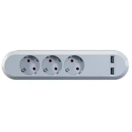 bachmann-smart-3x-uziemiony-styk-2x-ladowarka-usb-5vdc-3-1-a-bialy