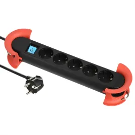 bachmann-hook-indoor-5x-styk-uziemiony-plastikowy-z-wylacznikiem-5-m