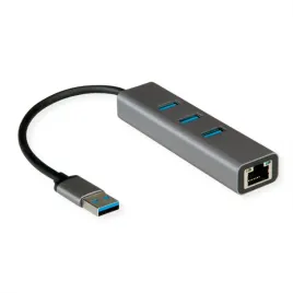 roline-konwerter-usb-3-2-gen-1-na-gigabit-ethernet-hub-3x