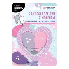 zakreslacz-serce-2w1-zestaw-2-zakreslaczy-z-notesem-samoprzylepnym-kidea