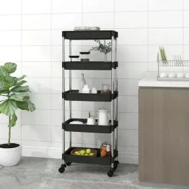 vidaxl-5-poziomowy-wozek-kuchenny-czarny-42x29x128-cm-zelazo-i-abs