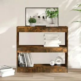 vidaxl-regal-na-ksiazki-przegroda-przydymiony-dab-80x30x72-cm