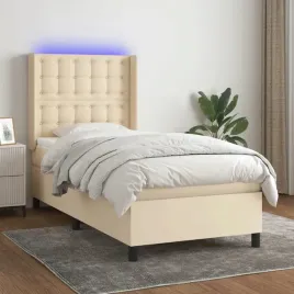 vidaxl-lozko-kontynentalne-z-materacem-kremowe-90x190-cm-tkanina