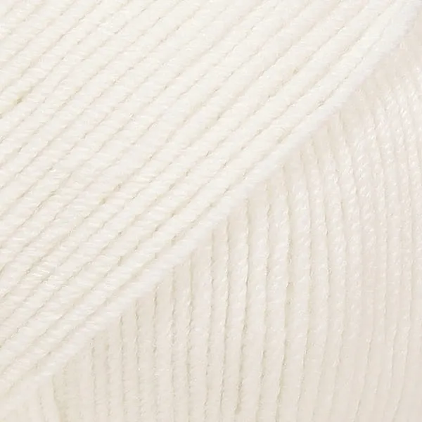 50g wełna merynos DROPS Baby Merino krem 01