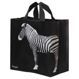 torba-na-zakupy-24l-35x35x20-animals-zebra-1szt-czarna