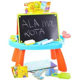 tablica-magnetyczna-kredowa-suchoscieralna-3w1-stolik-malarski-dla-dzieci